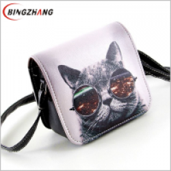 Bolsa Bolsos Carteras Mujer Marca Women PU Leather Cat 